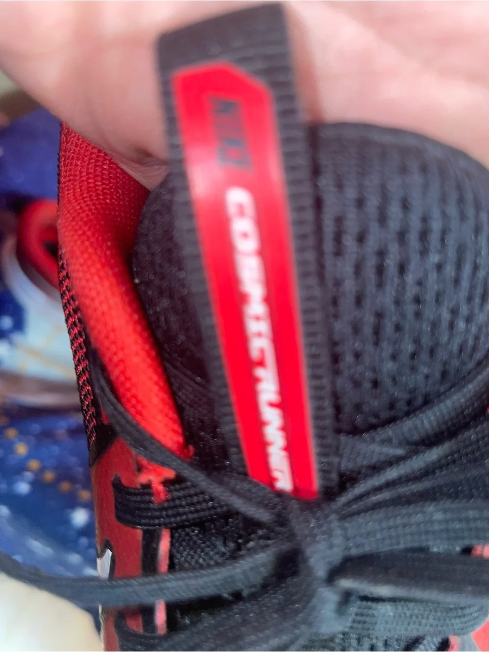 Nike Kids Red and Black Lightweight Sneakers